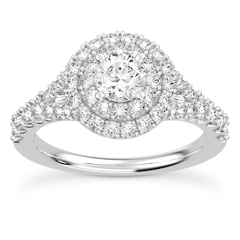 Bellamy Double Halo Engagement Ring