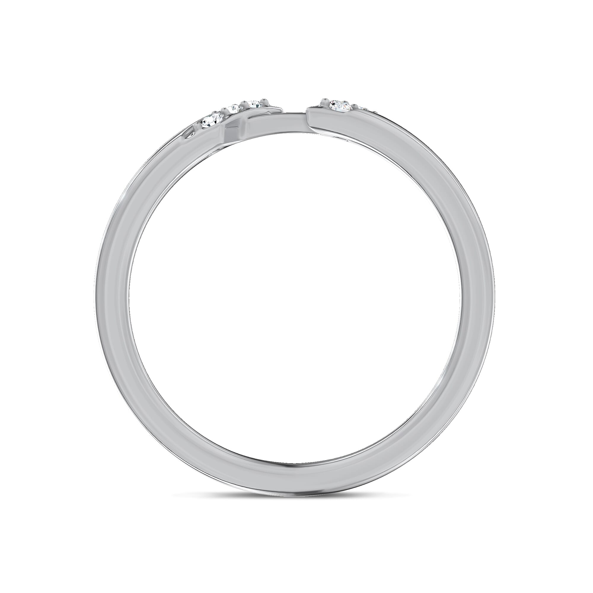 Versant Open Pave Diamond Band