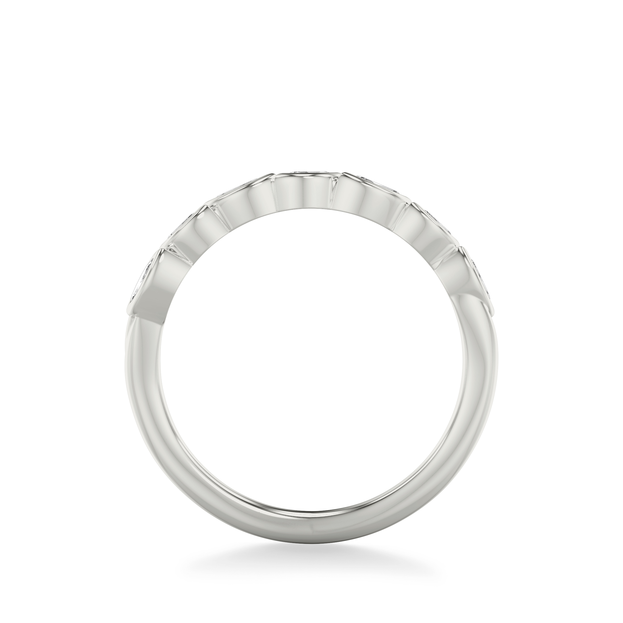 Marisa Angled Marquise Bezel Band