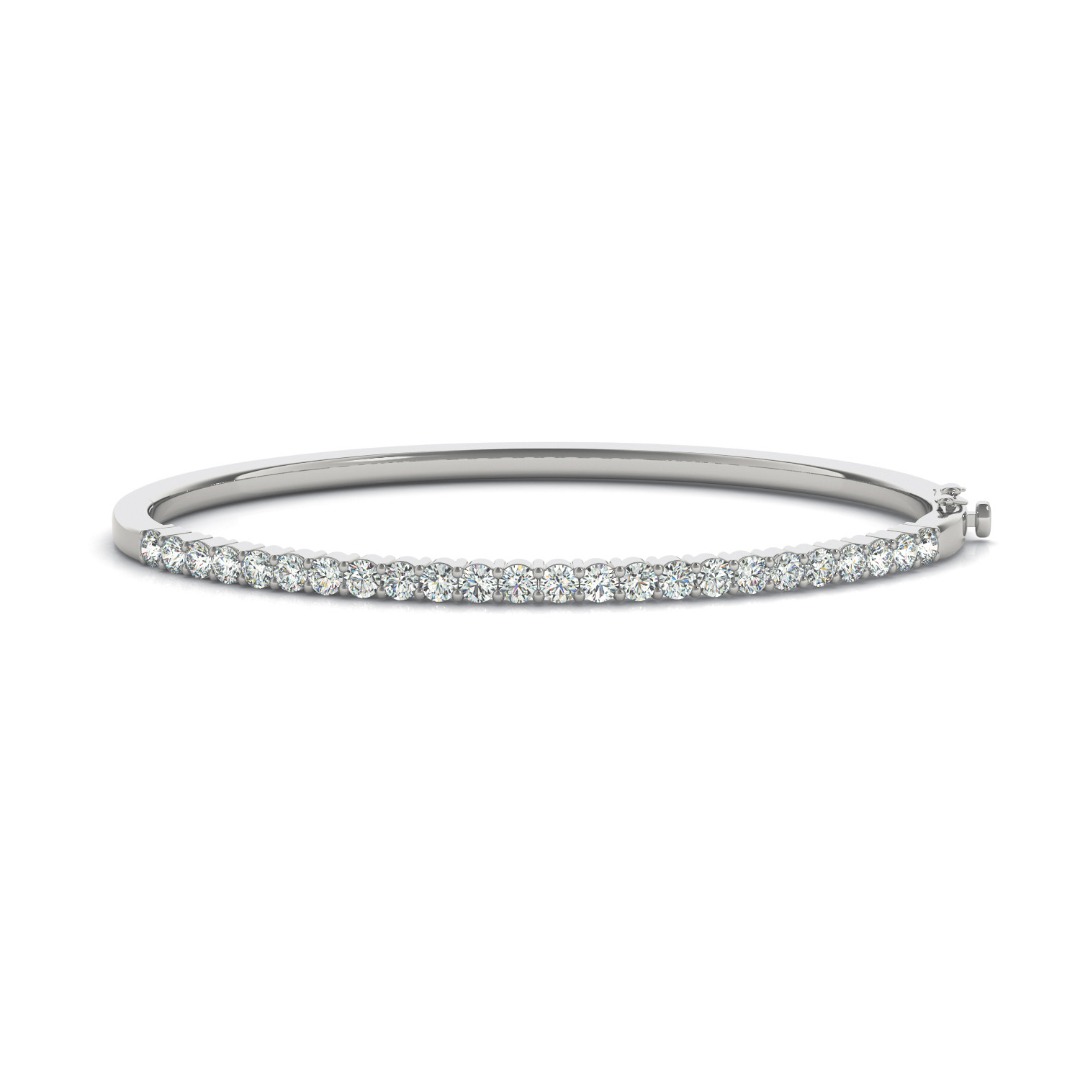 Hinged Diamond Bangle