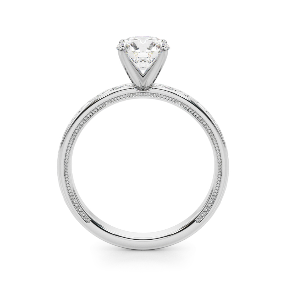 Tanzanora Vintage Inspired Solitaire Engagement Ring