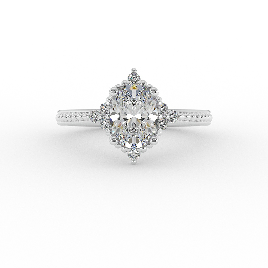 Ainsley Halo Engagement Ring