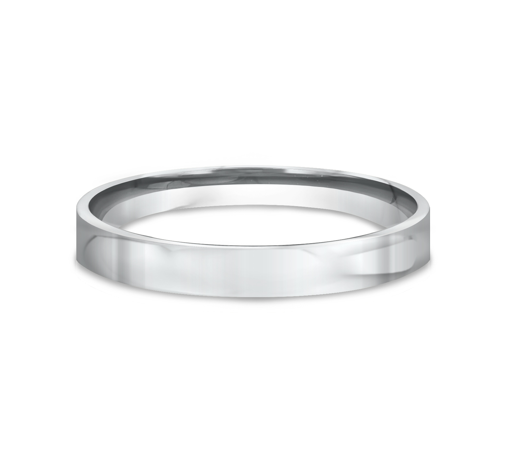Flat Comfort-Fit Band (2mm)