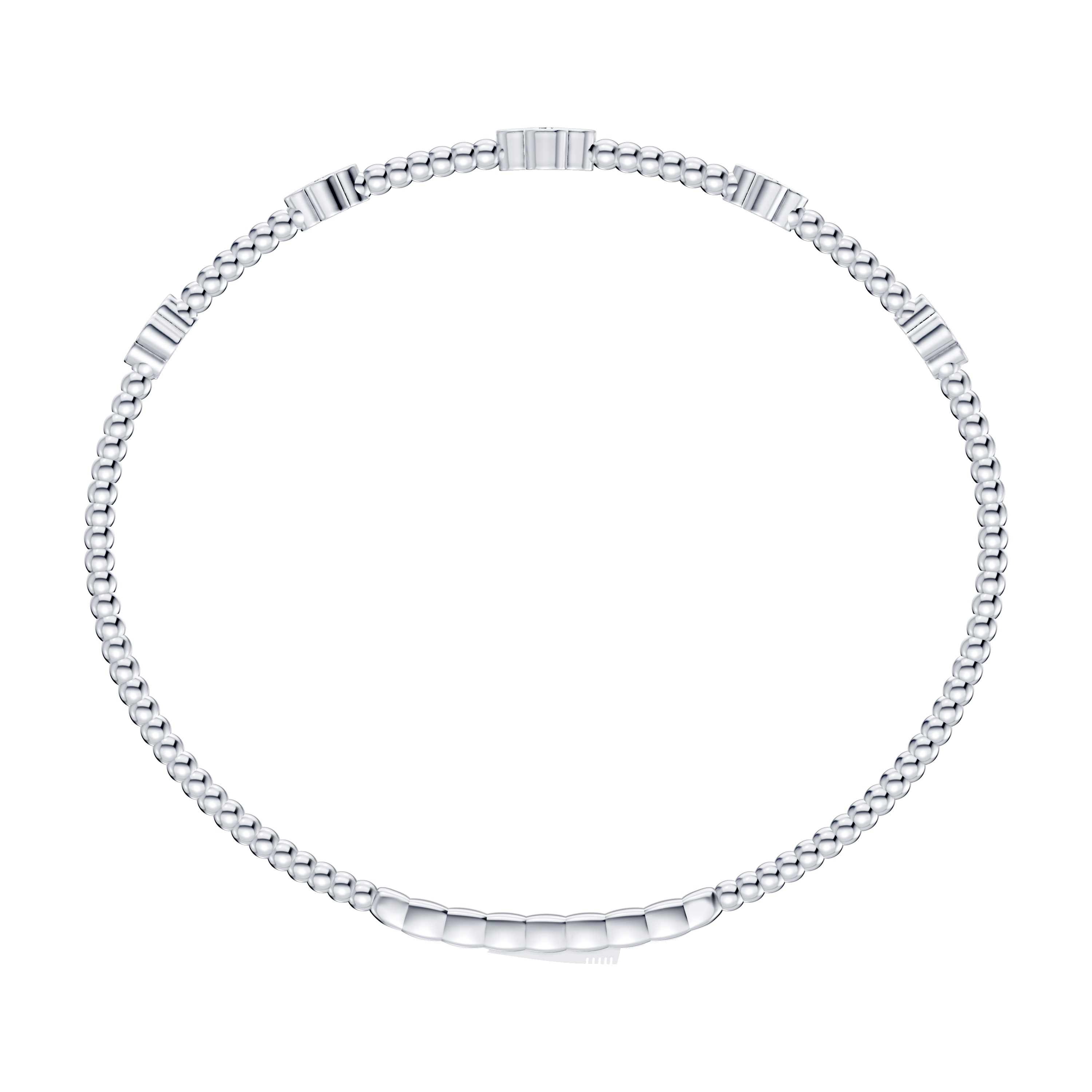 Velocity Active Flex Clover Diamond Bracelet