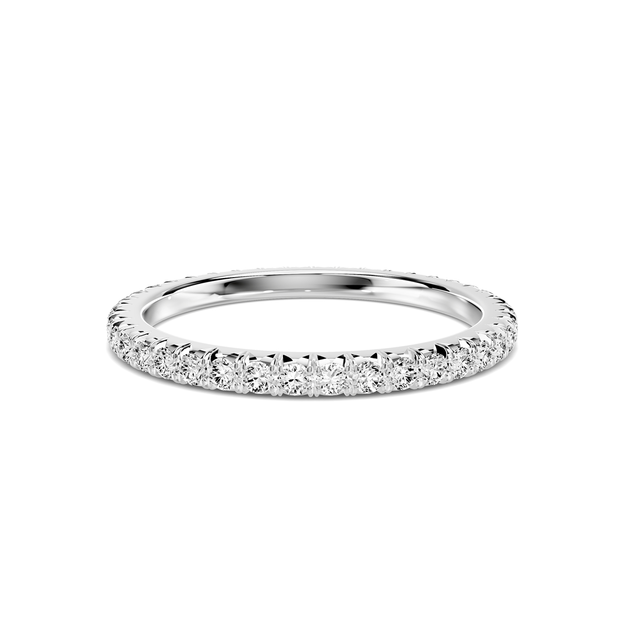 Lumina French Pave Eternity Band