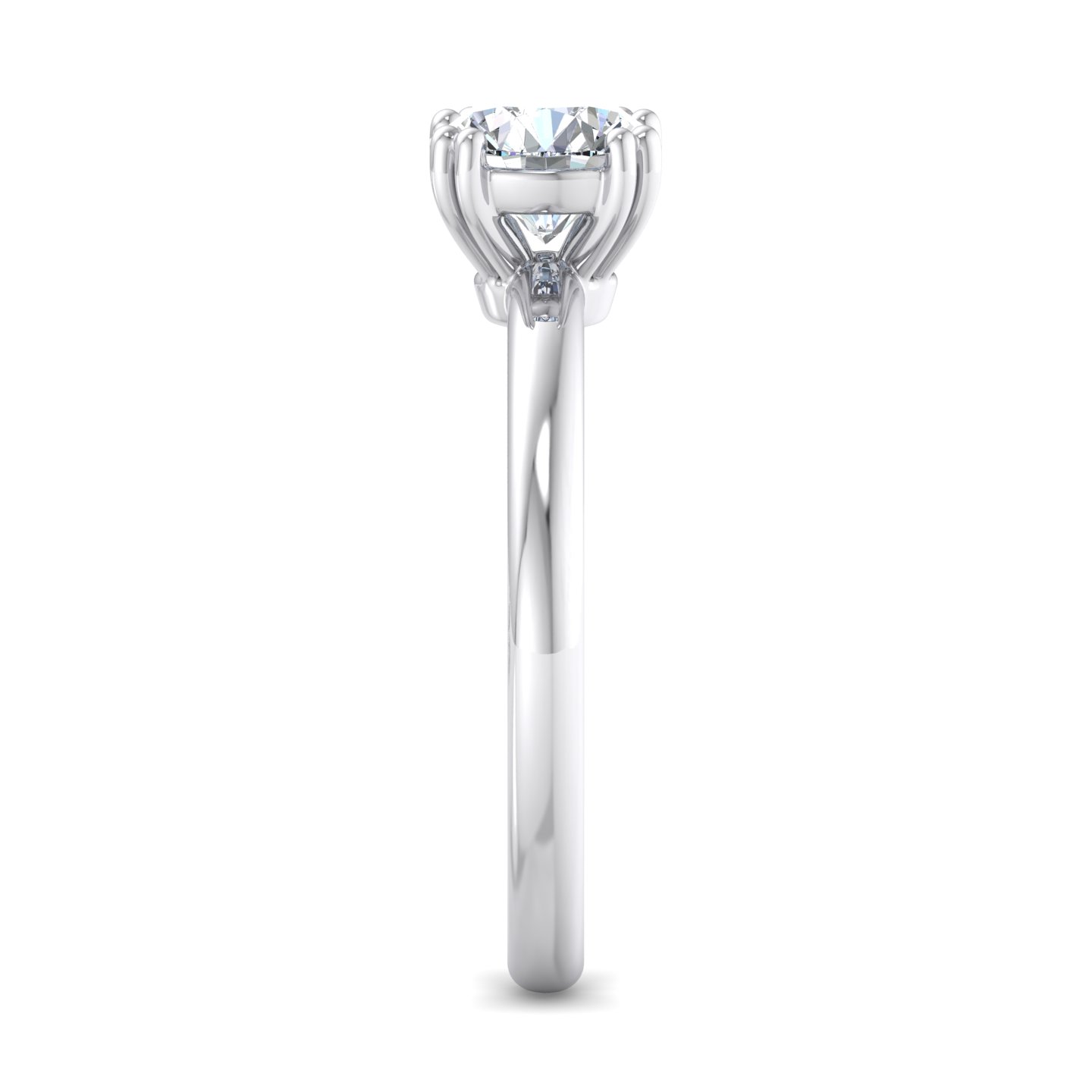 Margaret Double Prong Solitaire Engagement Ring