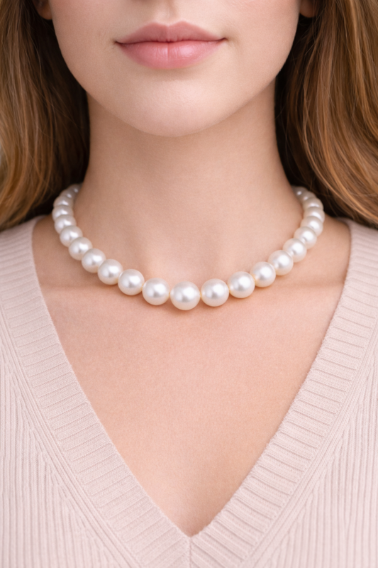White South Sea Pearl Necklace (12-14.5mm)