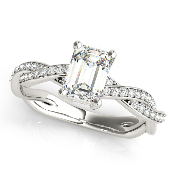 Savannah Diamond Twist Engagement Ring