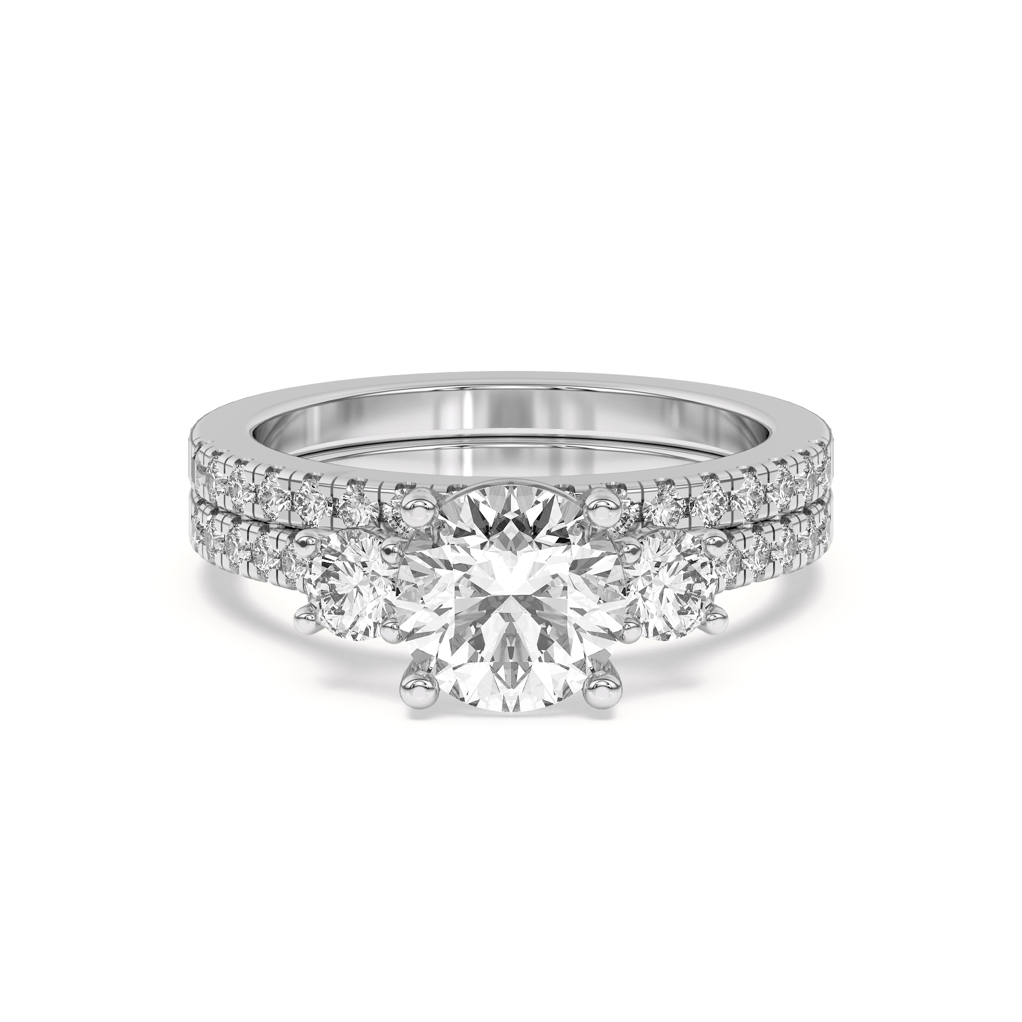 Tria Pave Band