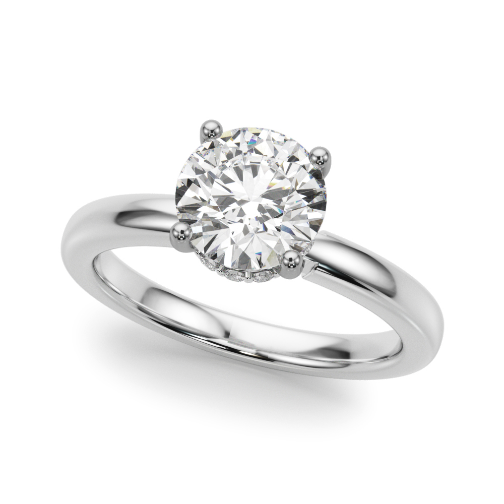Jolie Hidden Halo Engagement Ring