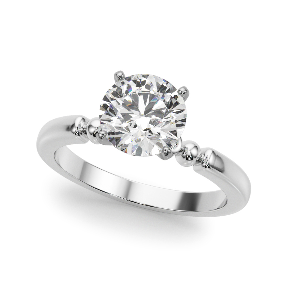 Isaline Bezel Accent Diamond Engagement Ring