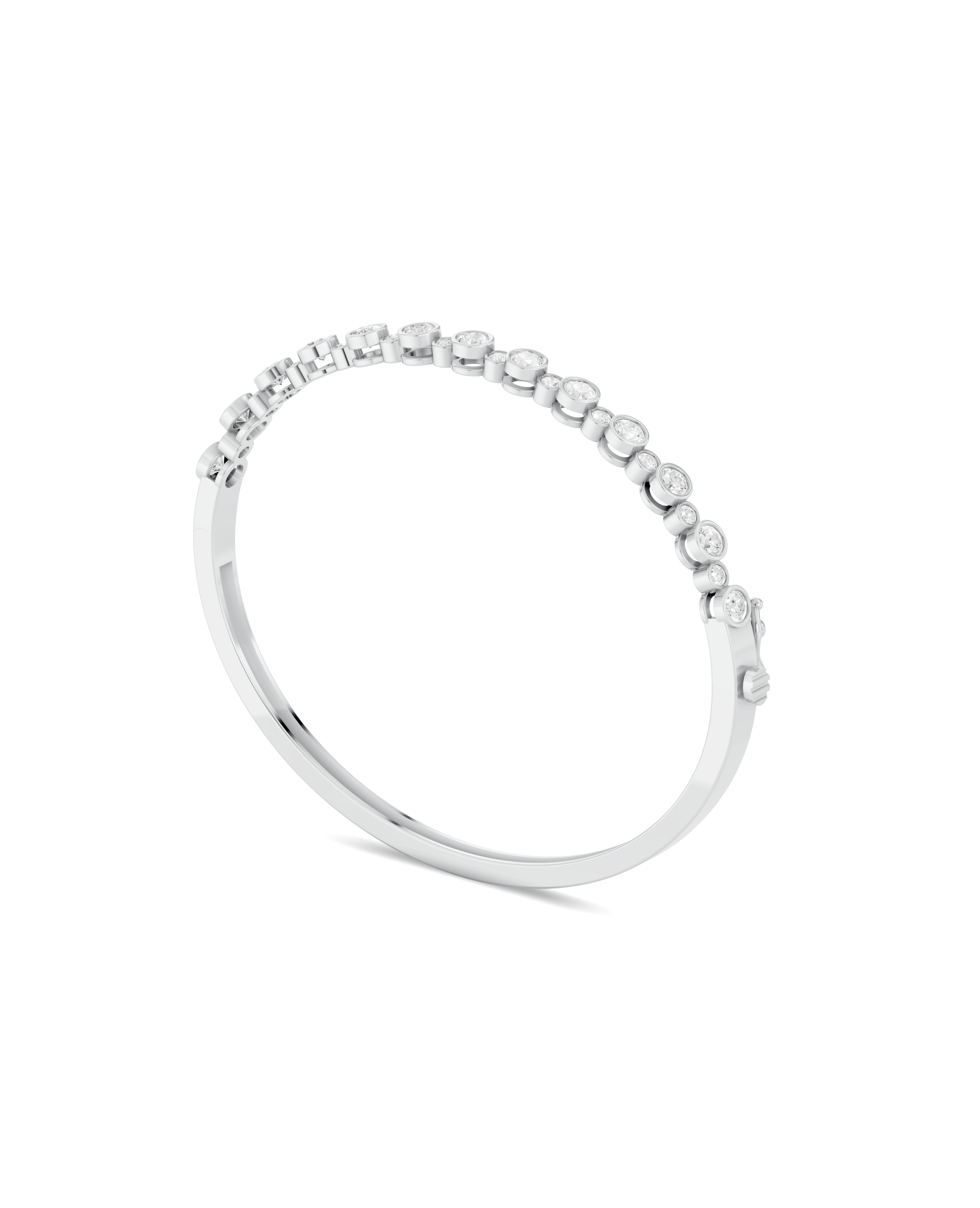 Bezel Sequence Diamond Bangle (1.80 ct. tw.)