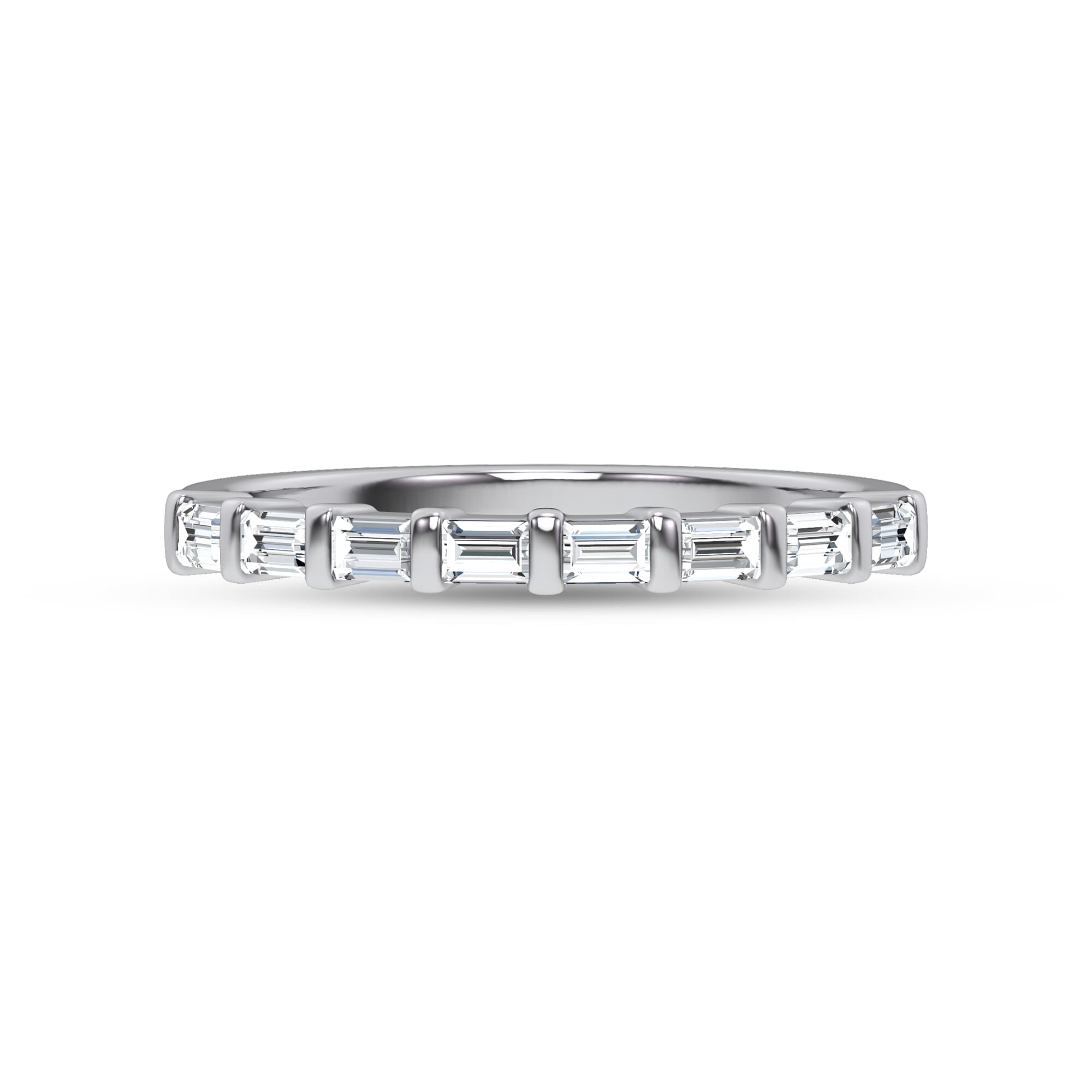 Baguette Diamond Half Band