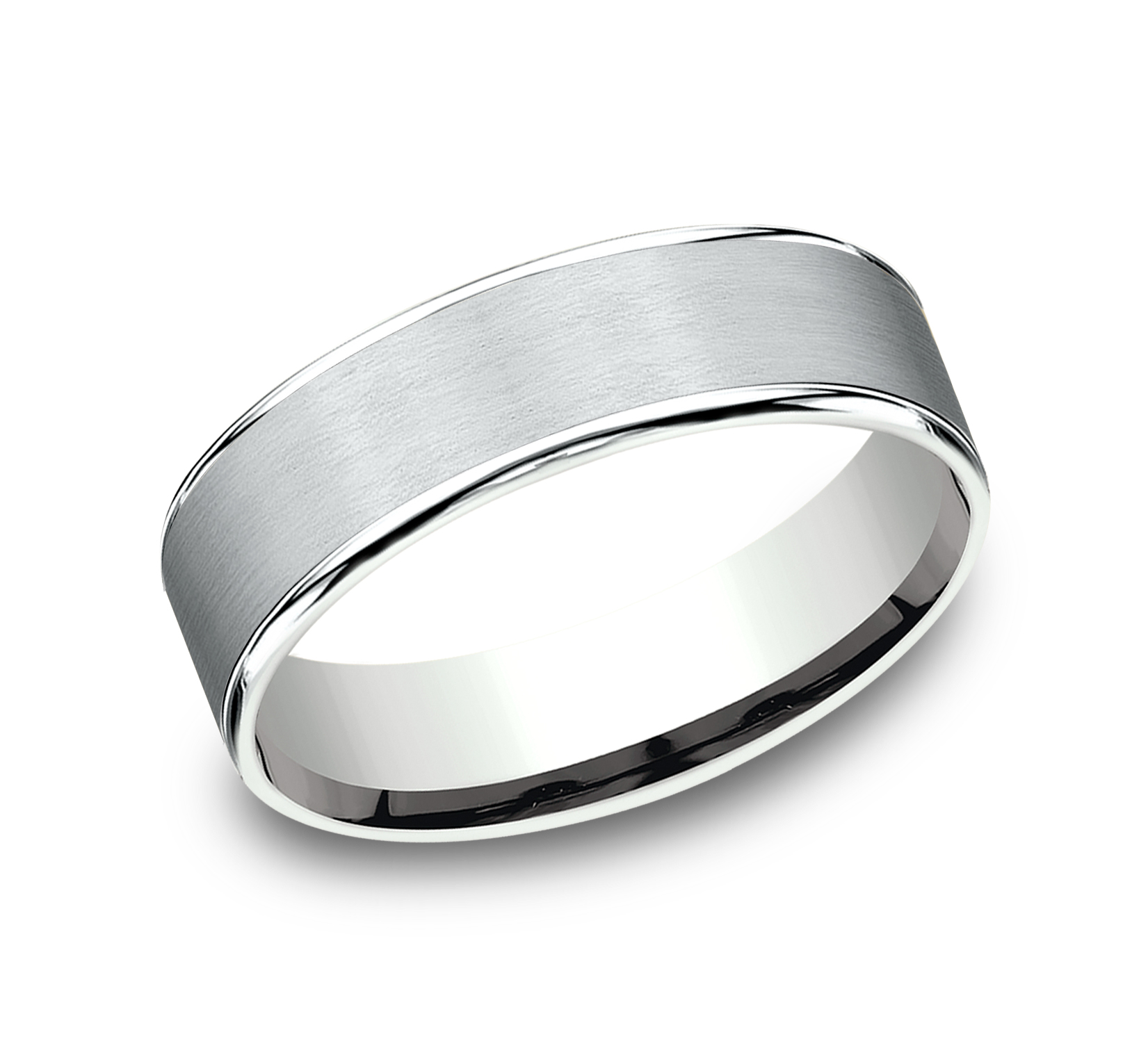 Axis Satin Comfort-Fit Band (6.5mm)