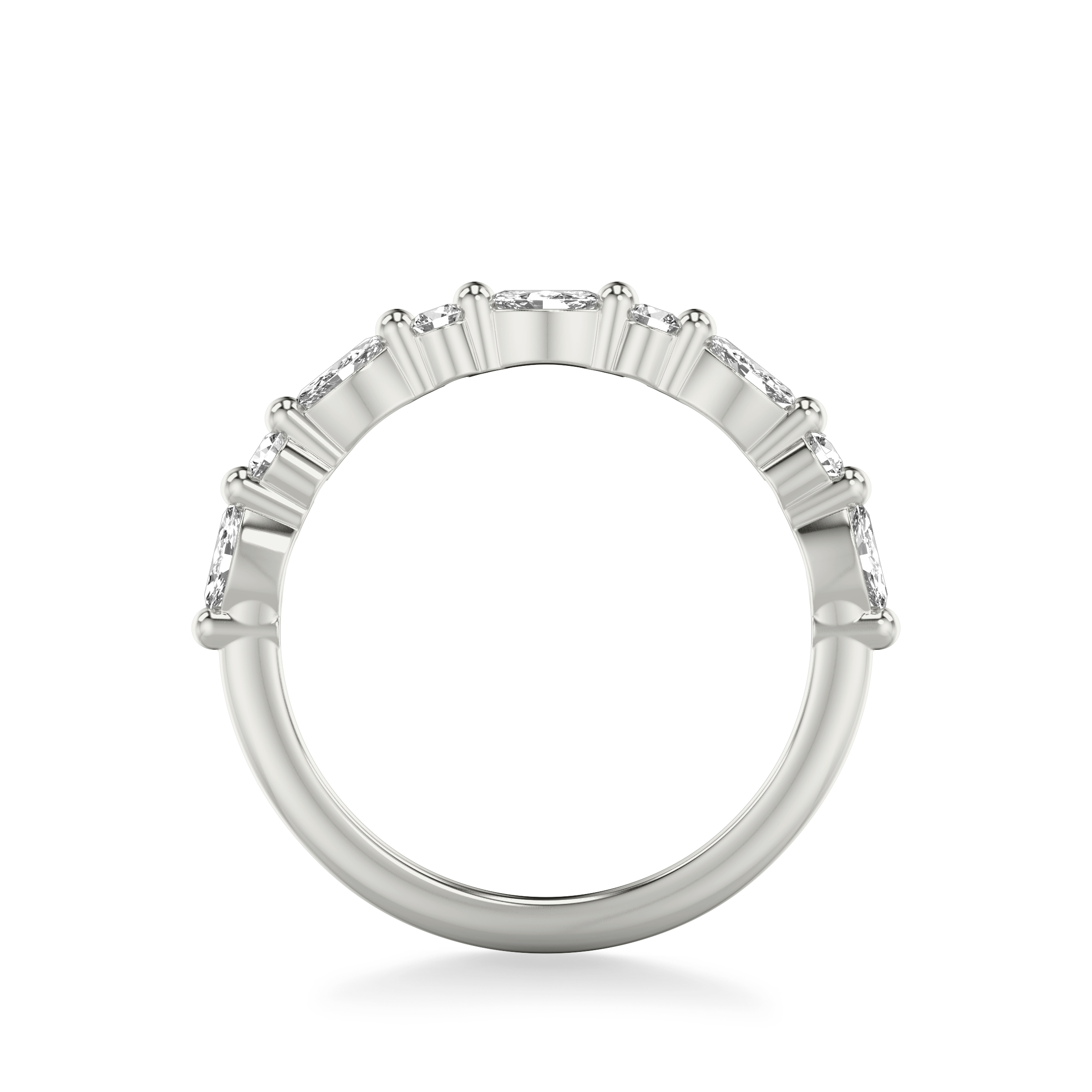 Round and Marquise Diamond Band (1/2 ct. tw.)