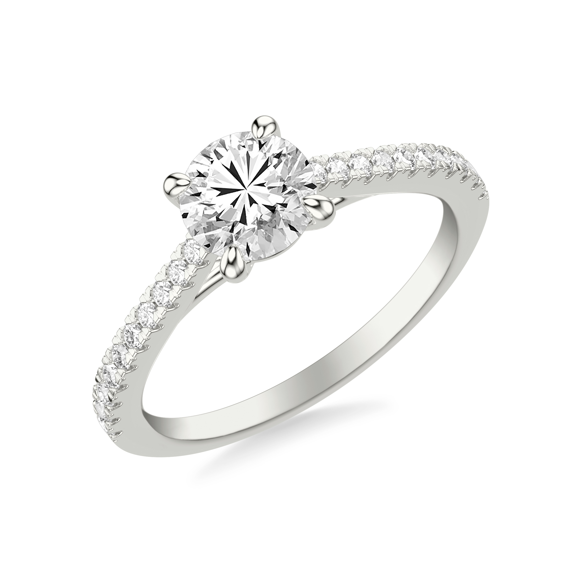Manon Diamond Adorned Engagement Ring