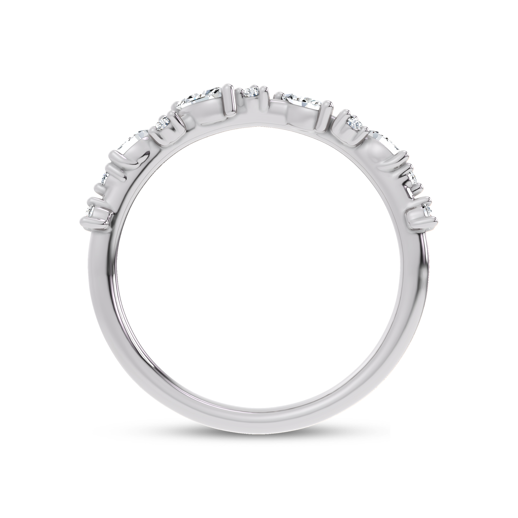 Hayley Scattered Diamond Band