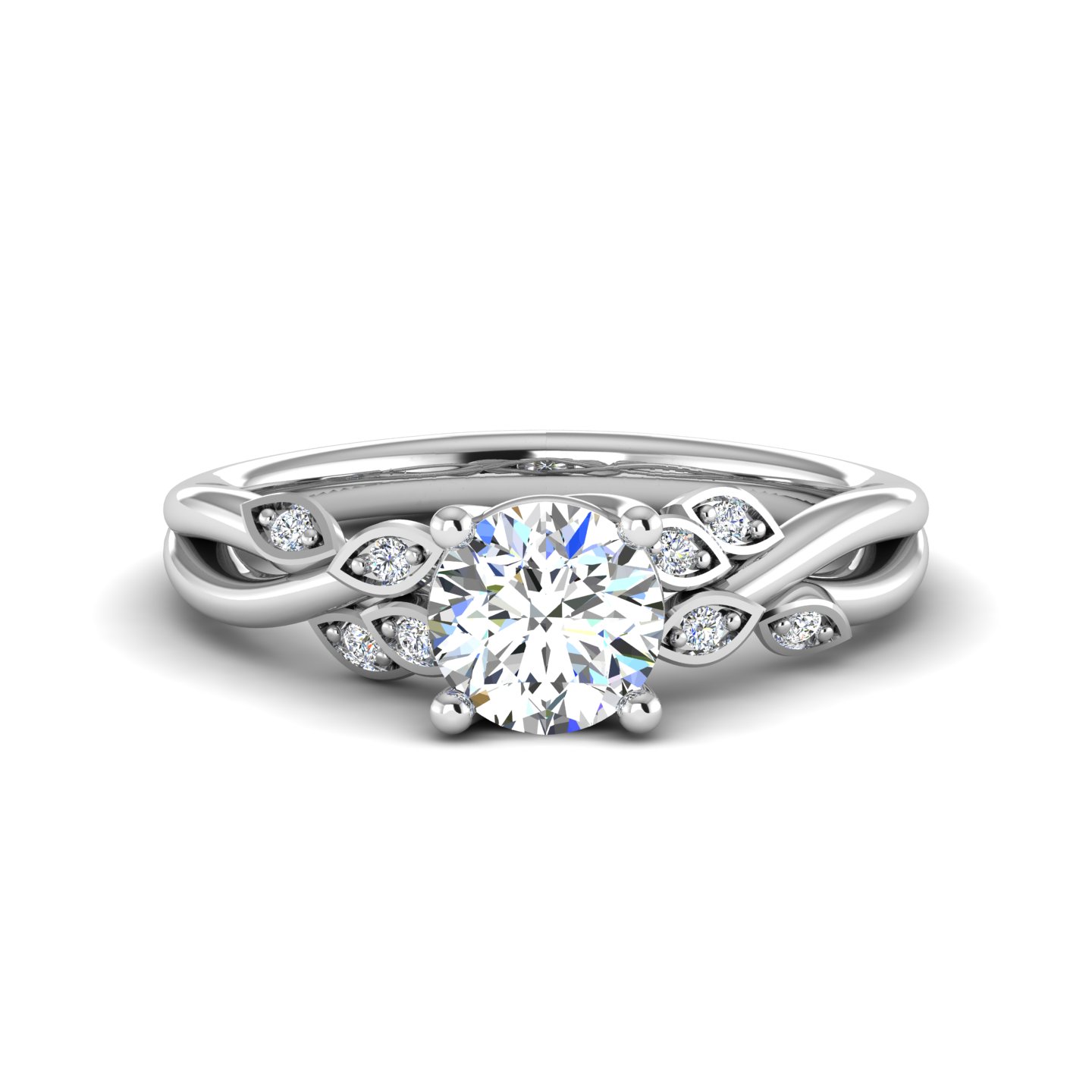 Oaklyn Split Shank Vine Engagement Ring