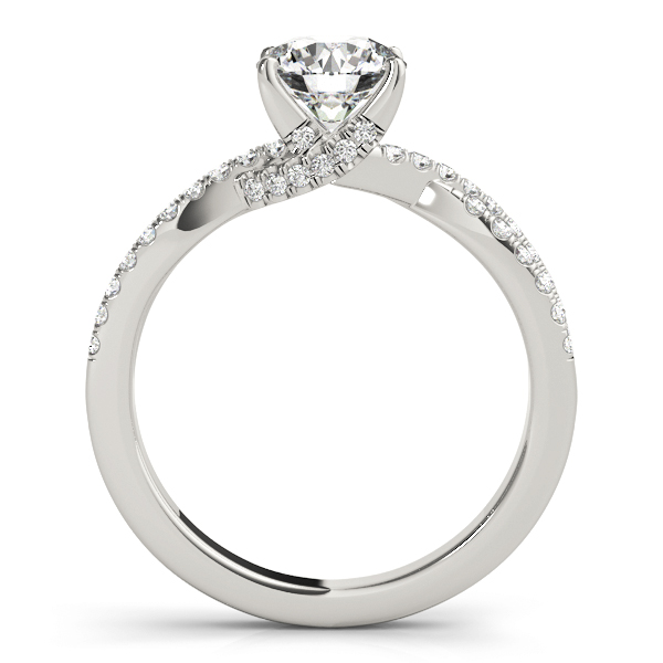 Claire Two Row Diamond Engagement Ring