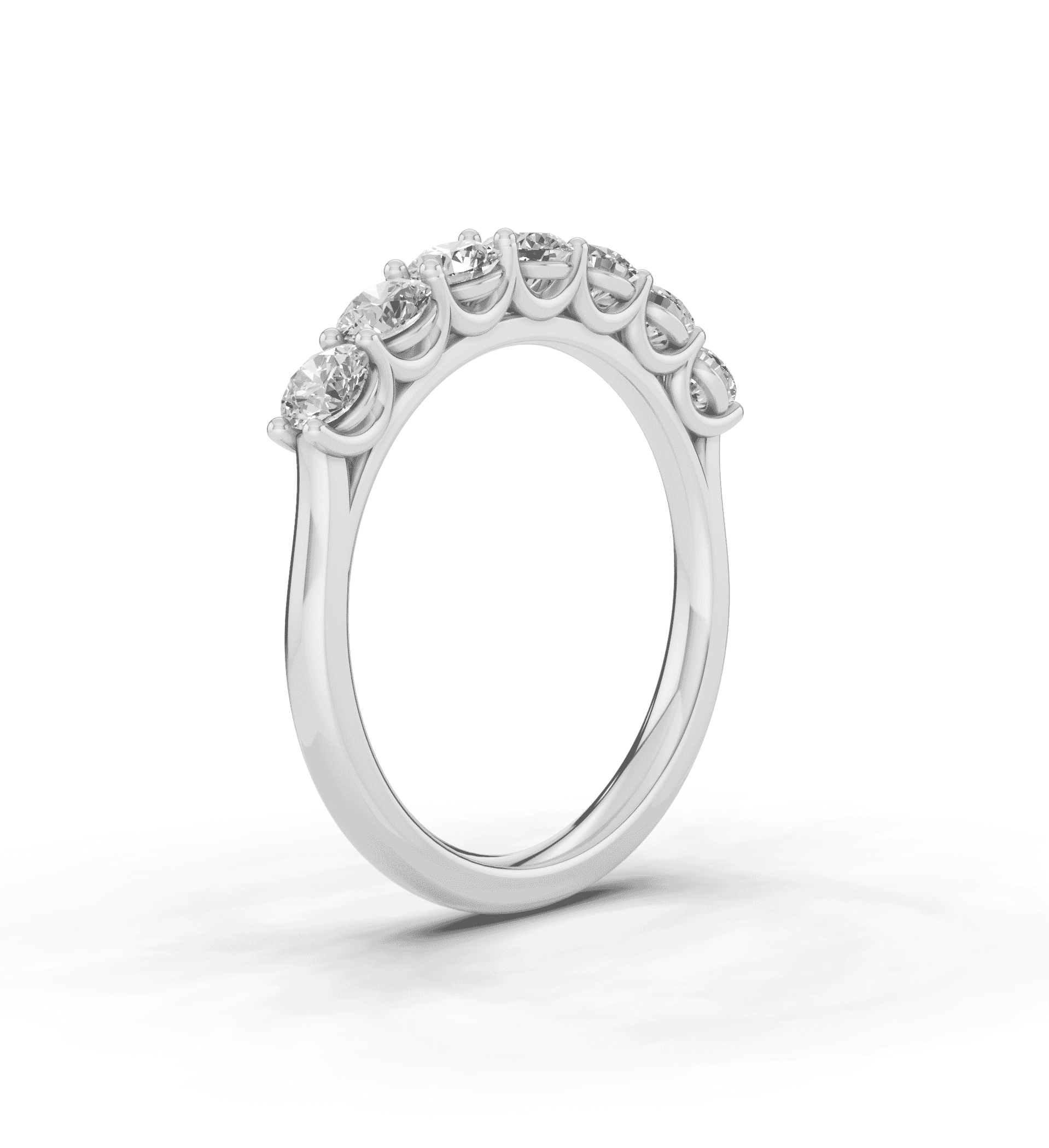 Tradition U-Prong Seven-Stone Lab Diamond Band (1.00 ct. tw.)