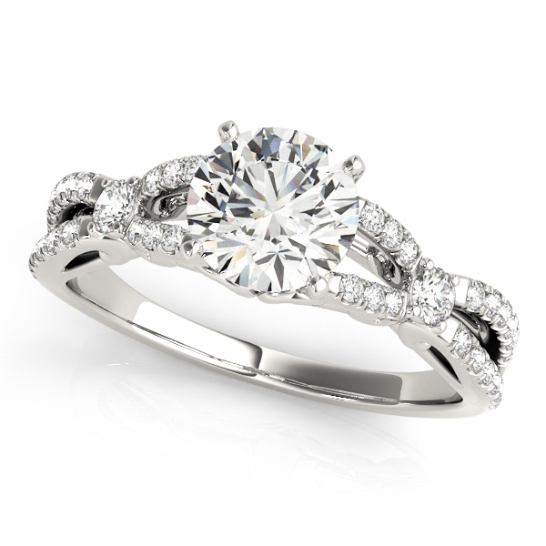 Charlize Pave Diamond Engagement Ring