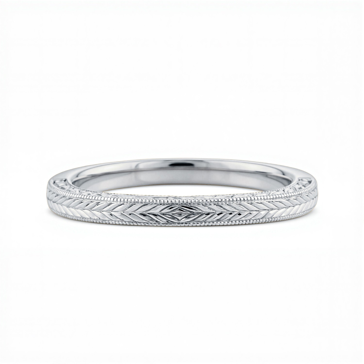 Annette Vintage Engraved Band