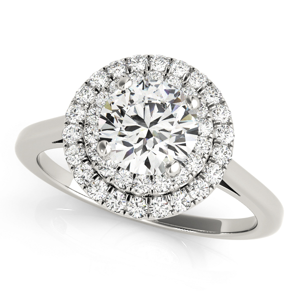 Cairo Double Halo Engagement Ring