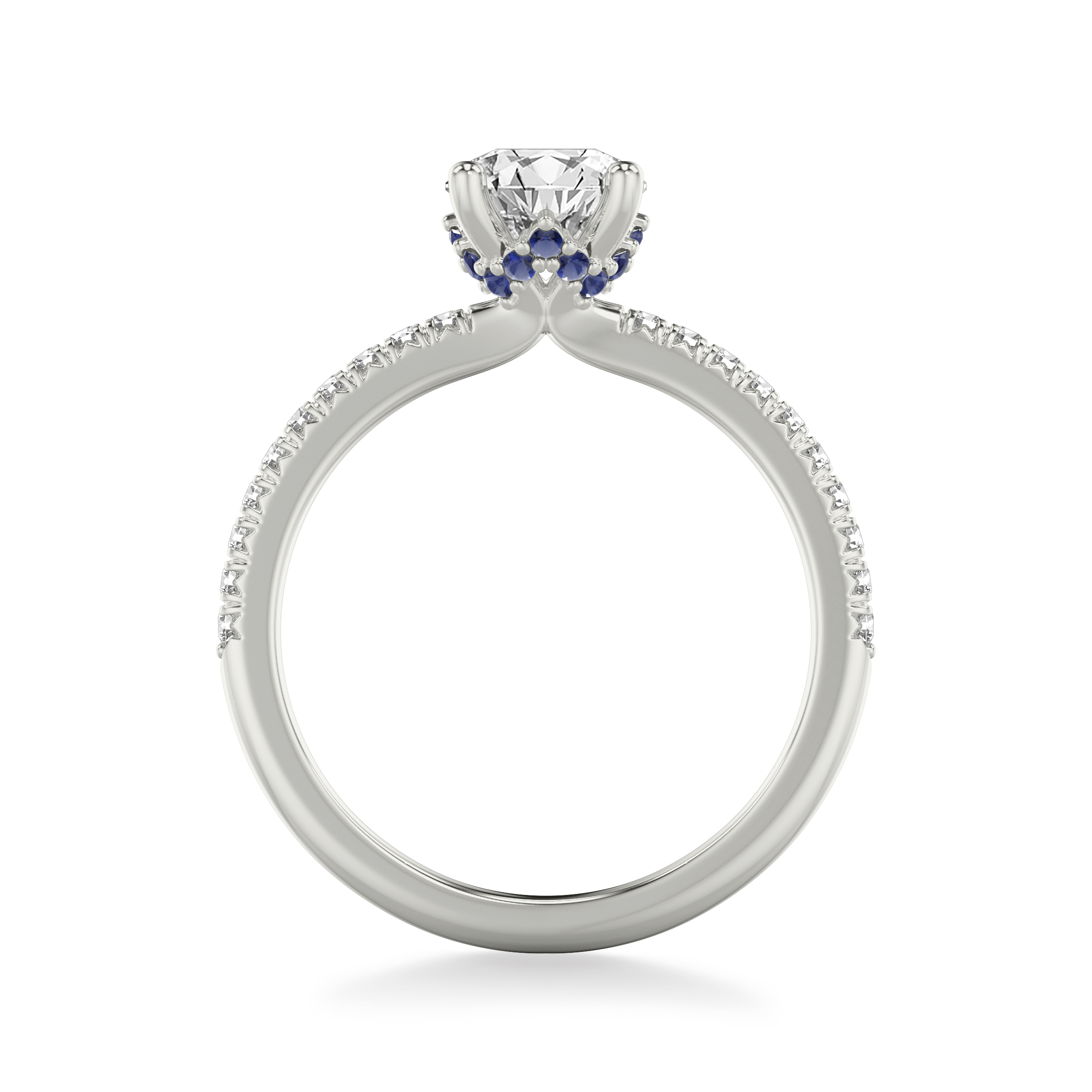 Maisie Sapphire Accent Engagement Ring