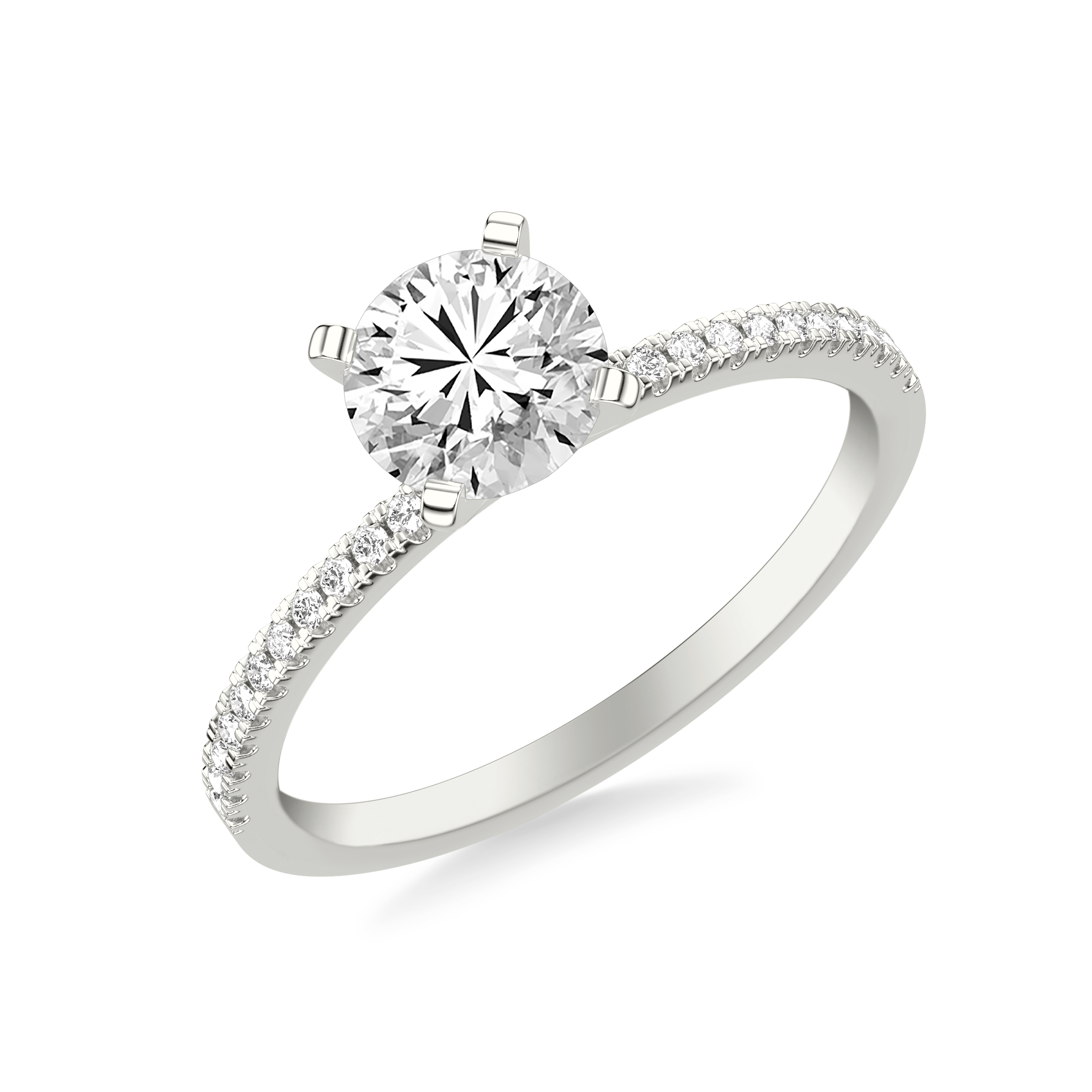 Callista Pave Diamond Engagement Ring