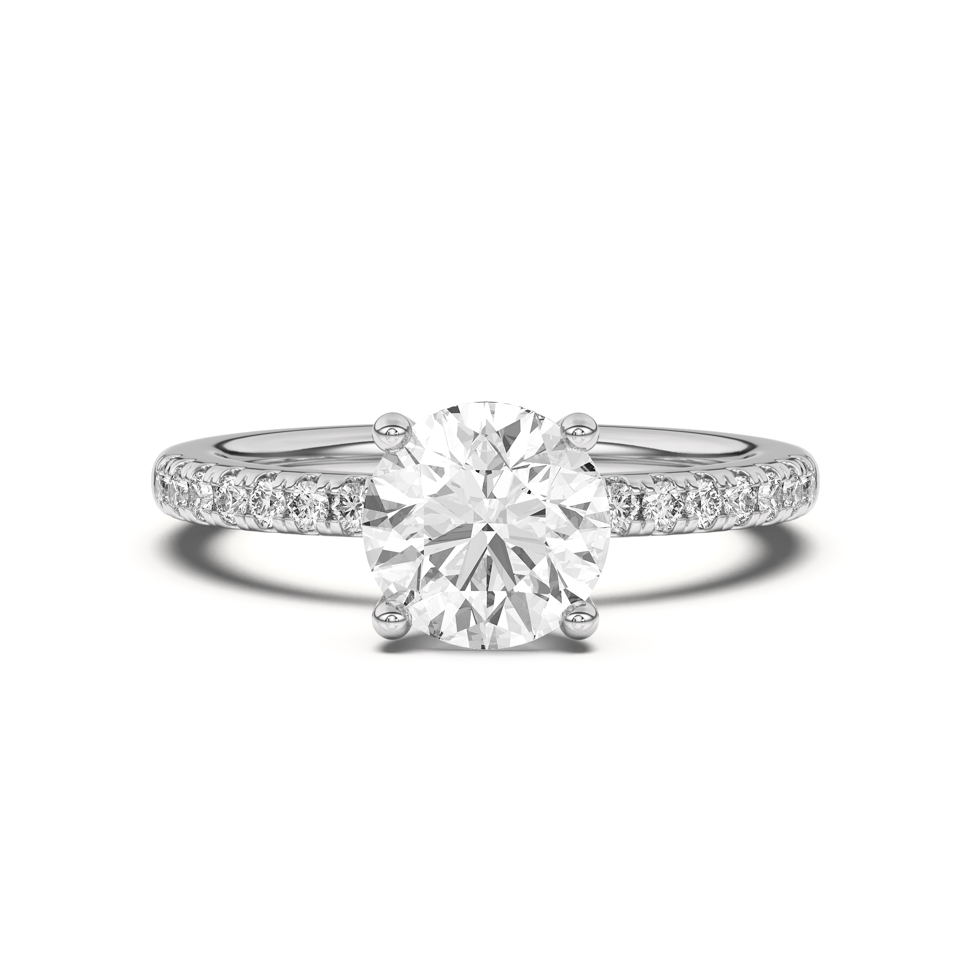 Britta Pave Hidden Circlet And Band Engagement Ring