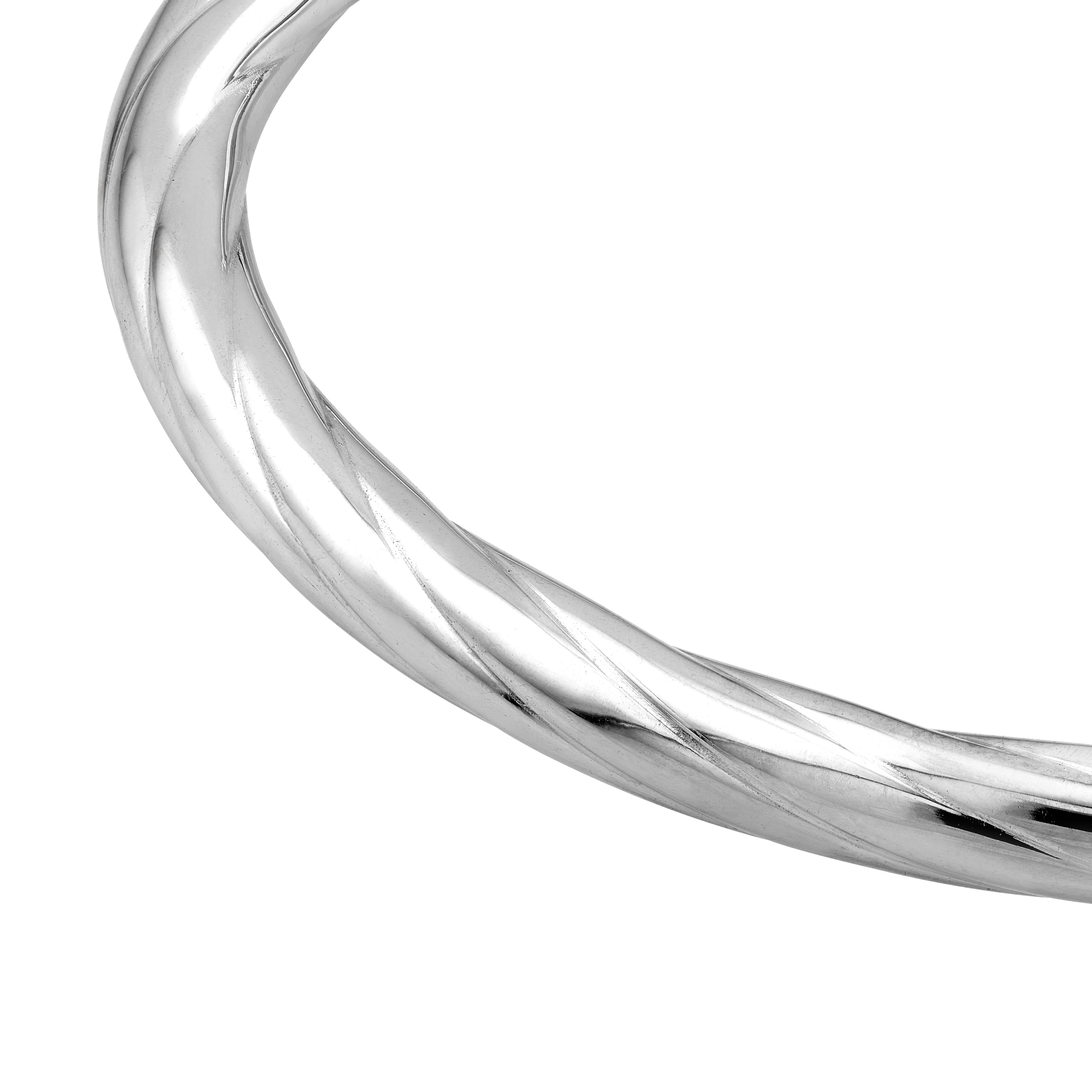 Twisted Oval Bangle