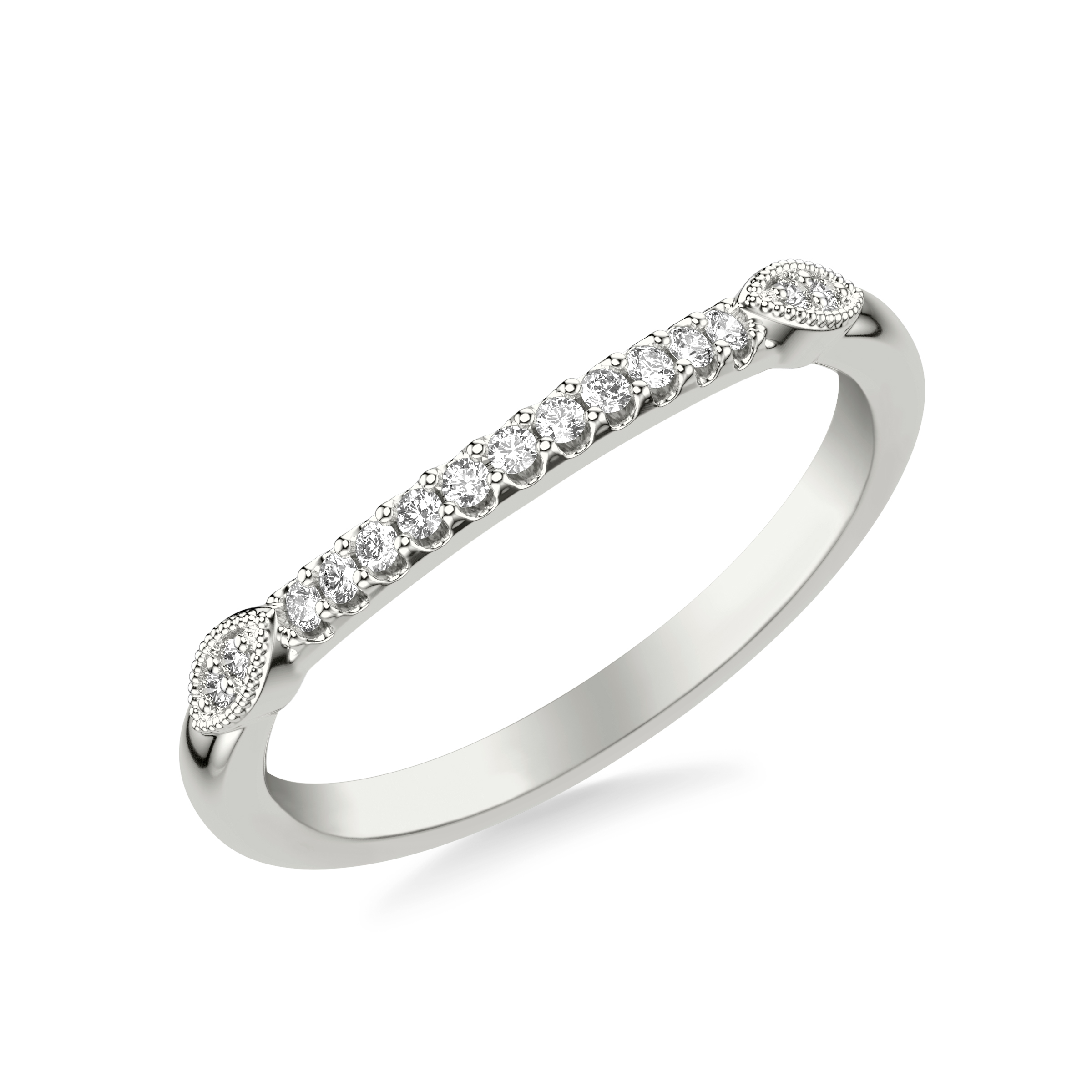 Kelly Contemporary Diamond Wedding Band