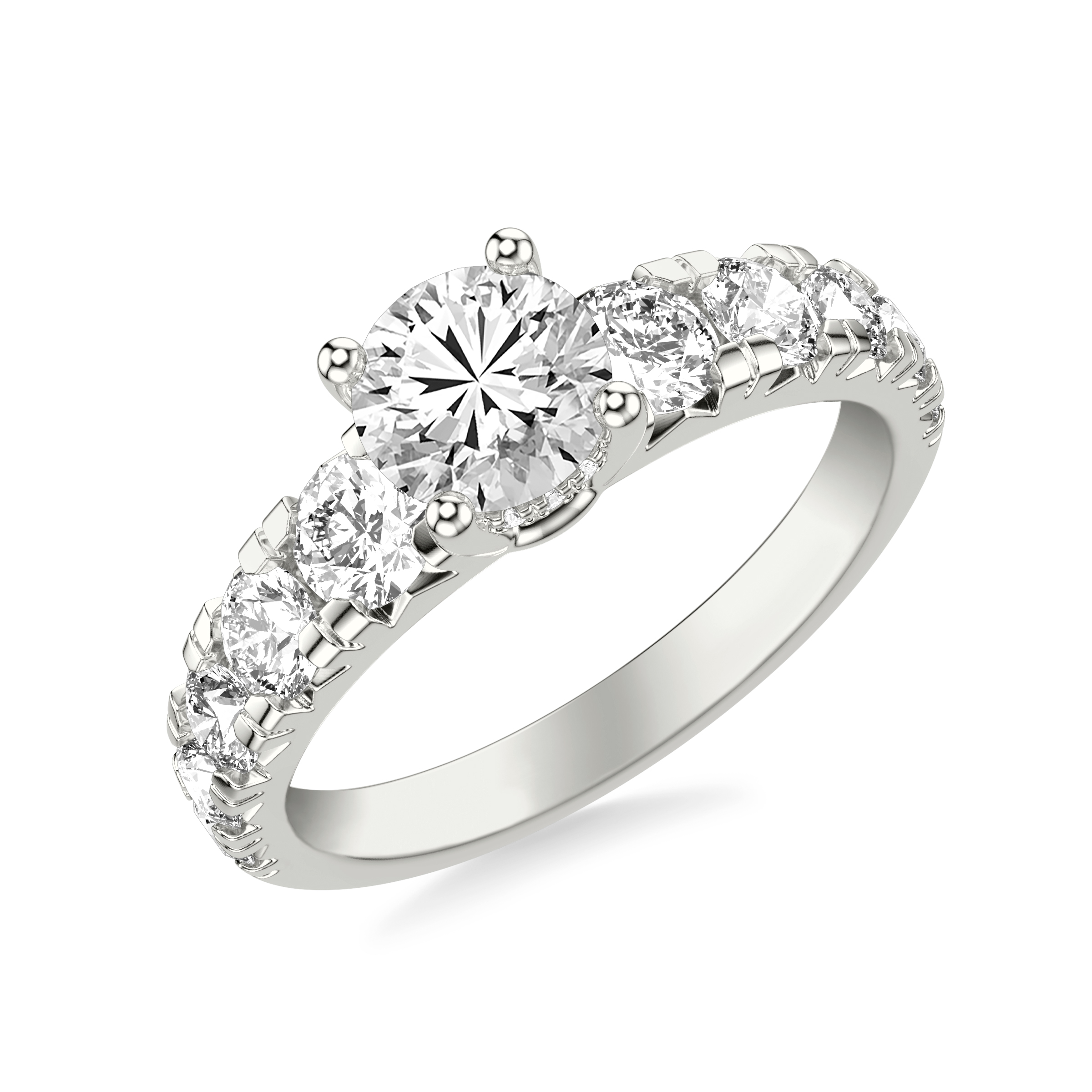 Chiara Hidden Halo Engagement Ring