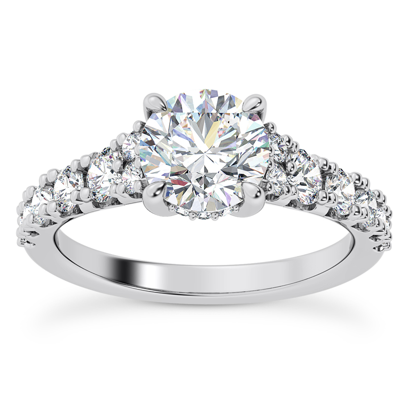 Charm Diamond Engagement Ring