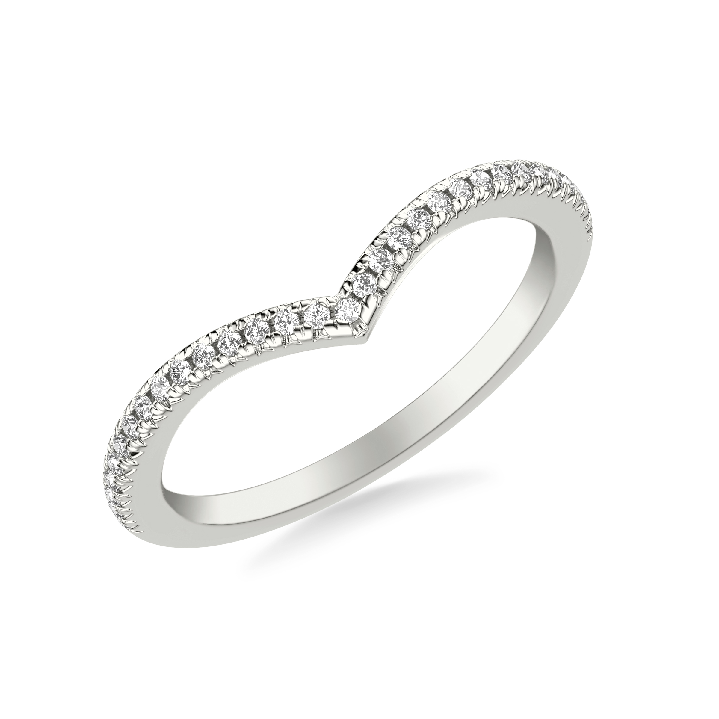 Persephone Pave Diamond V-Band