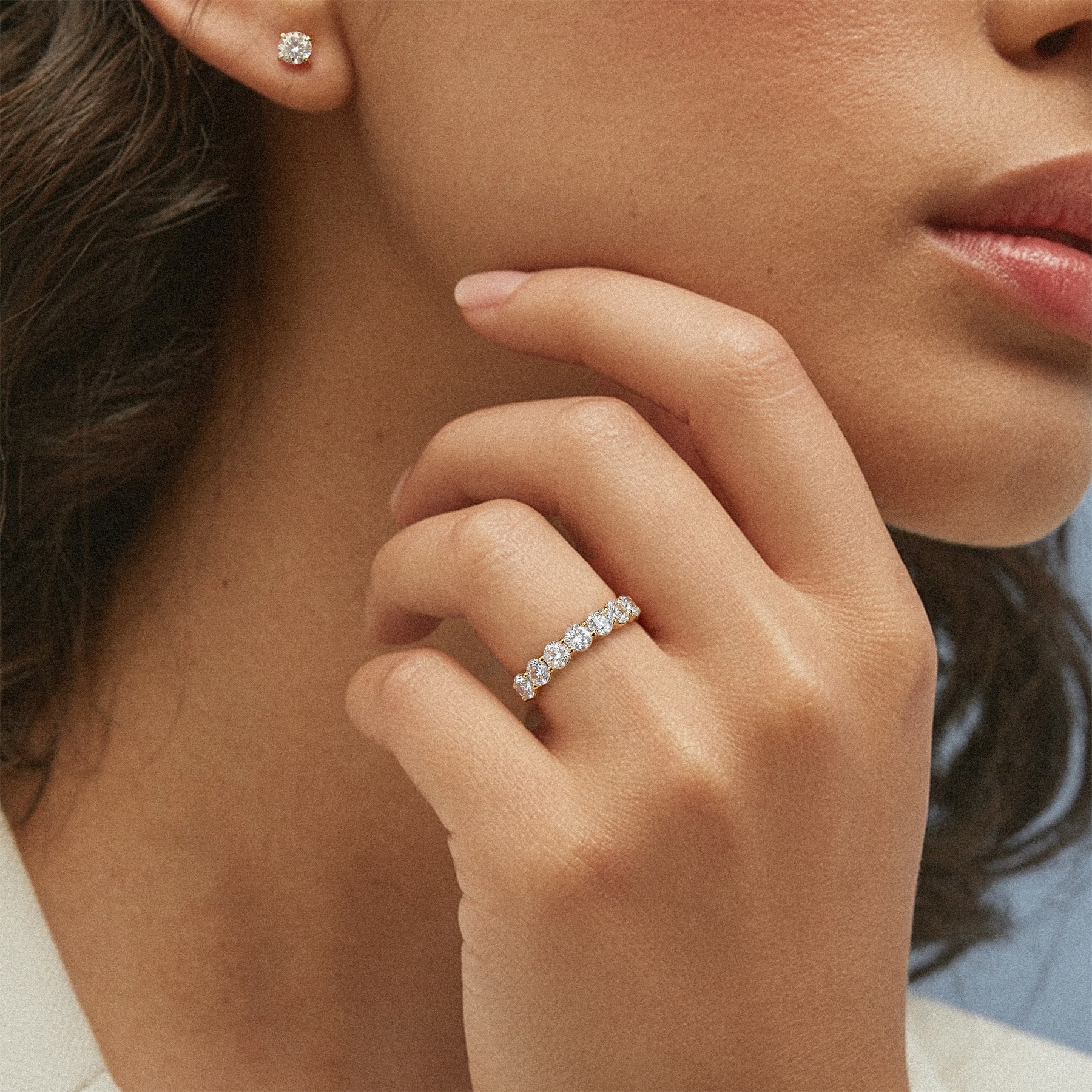 Classic Seven-Stone Round Diamond Band (1.00ct. tw.)