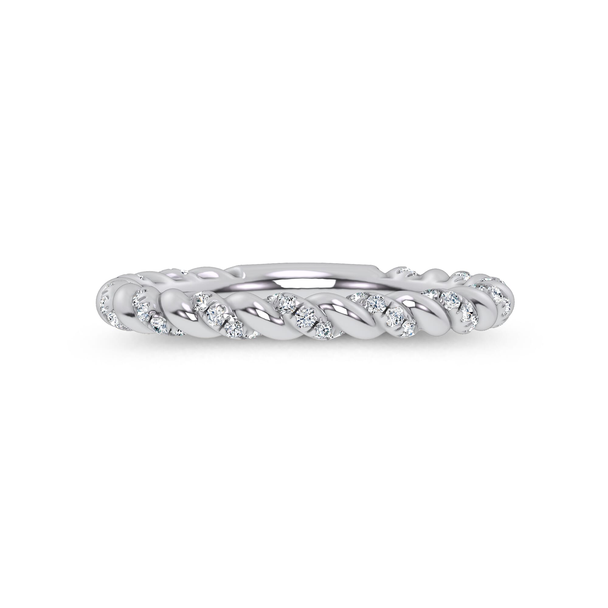 Dorza Twisted Pave Band