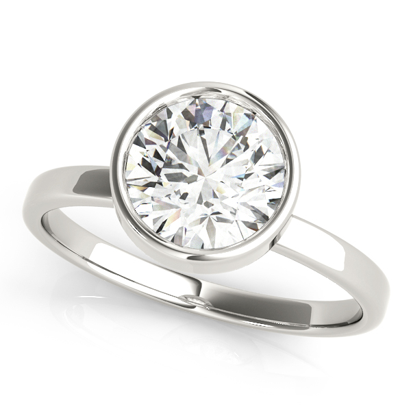 Tess Bezel Set Solitaire Engagement Ring