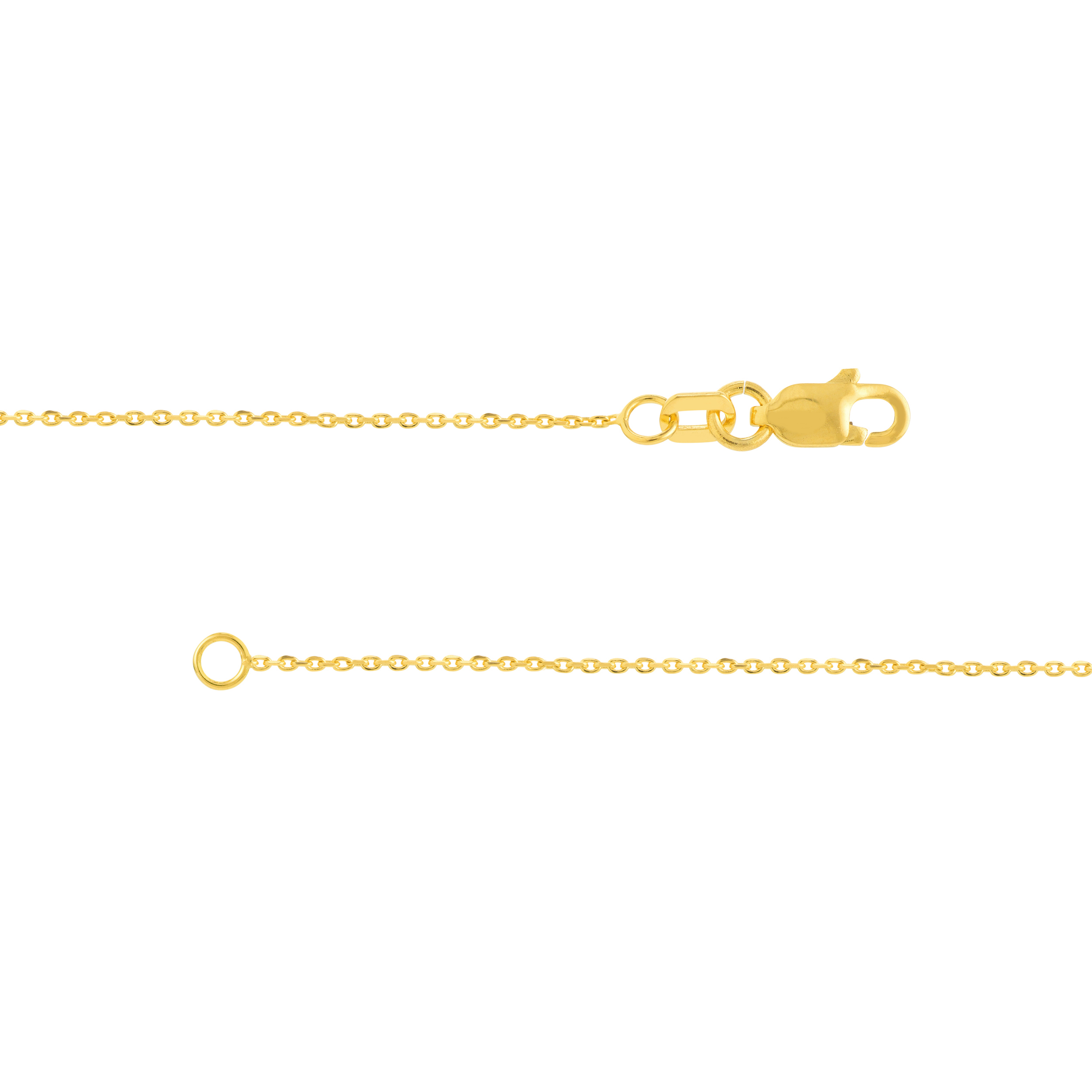 Black Enamel Cross Gold Necklace