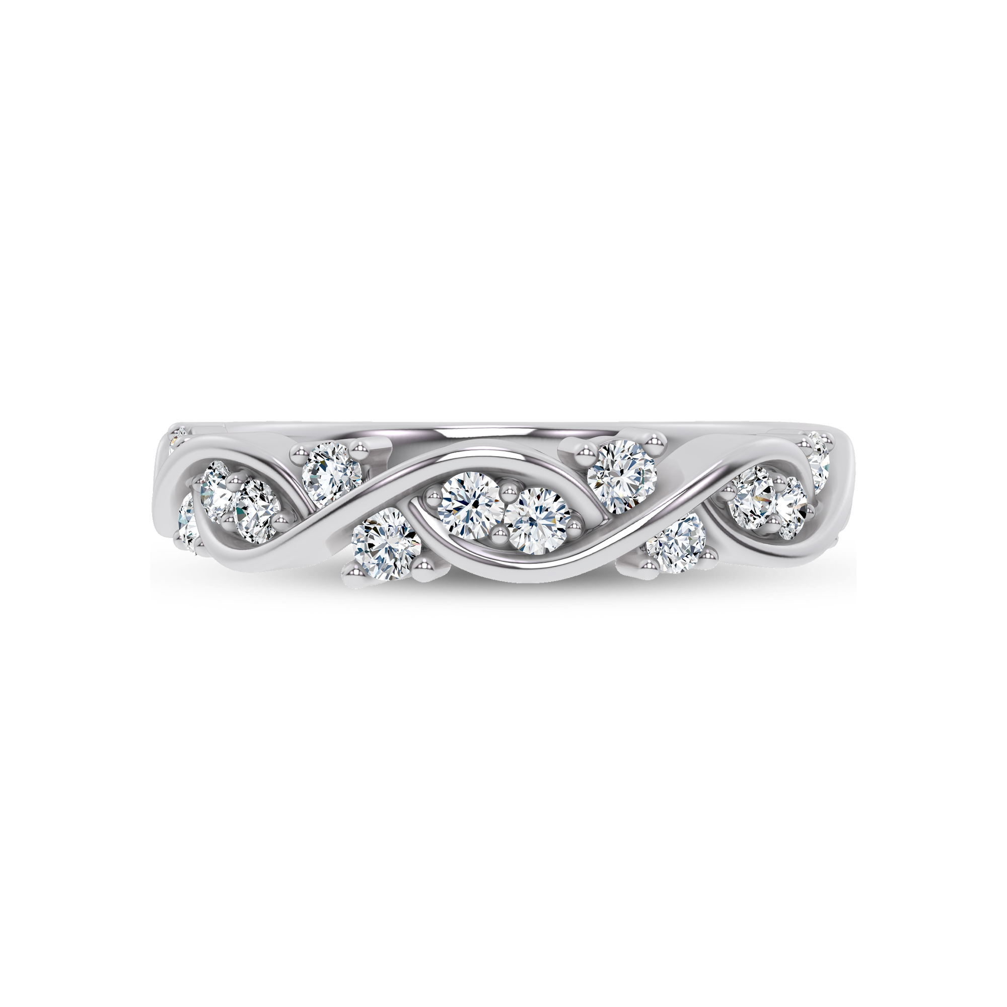Charlie Swirl Diamond Band