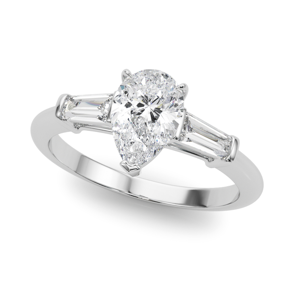 Cossette Three-Stone Engagement Ring
