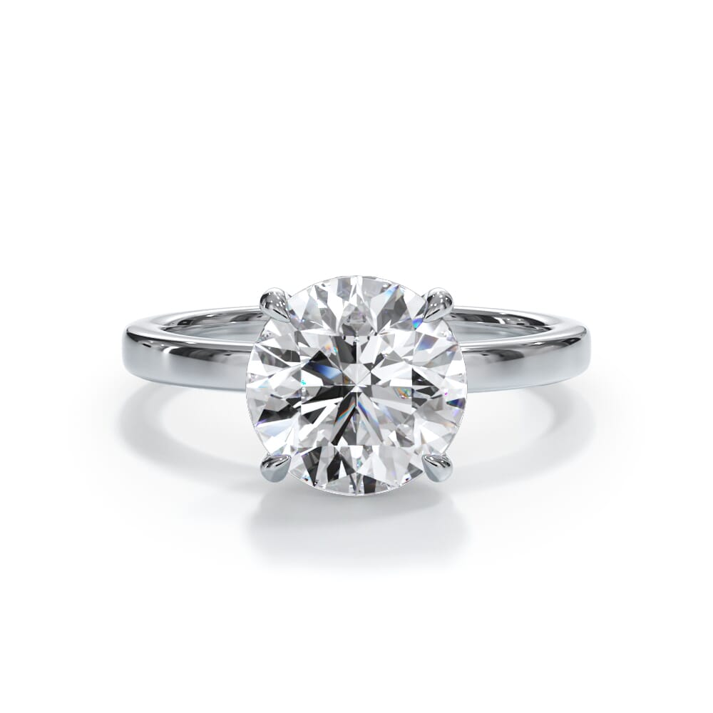 Bellora Hidden Halo Engagement Ring (2mm)