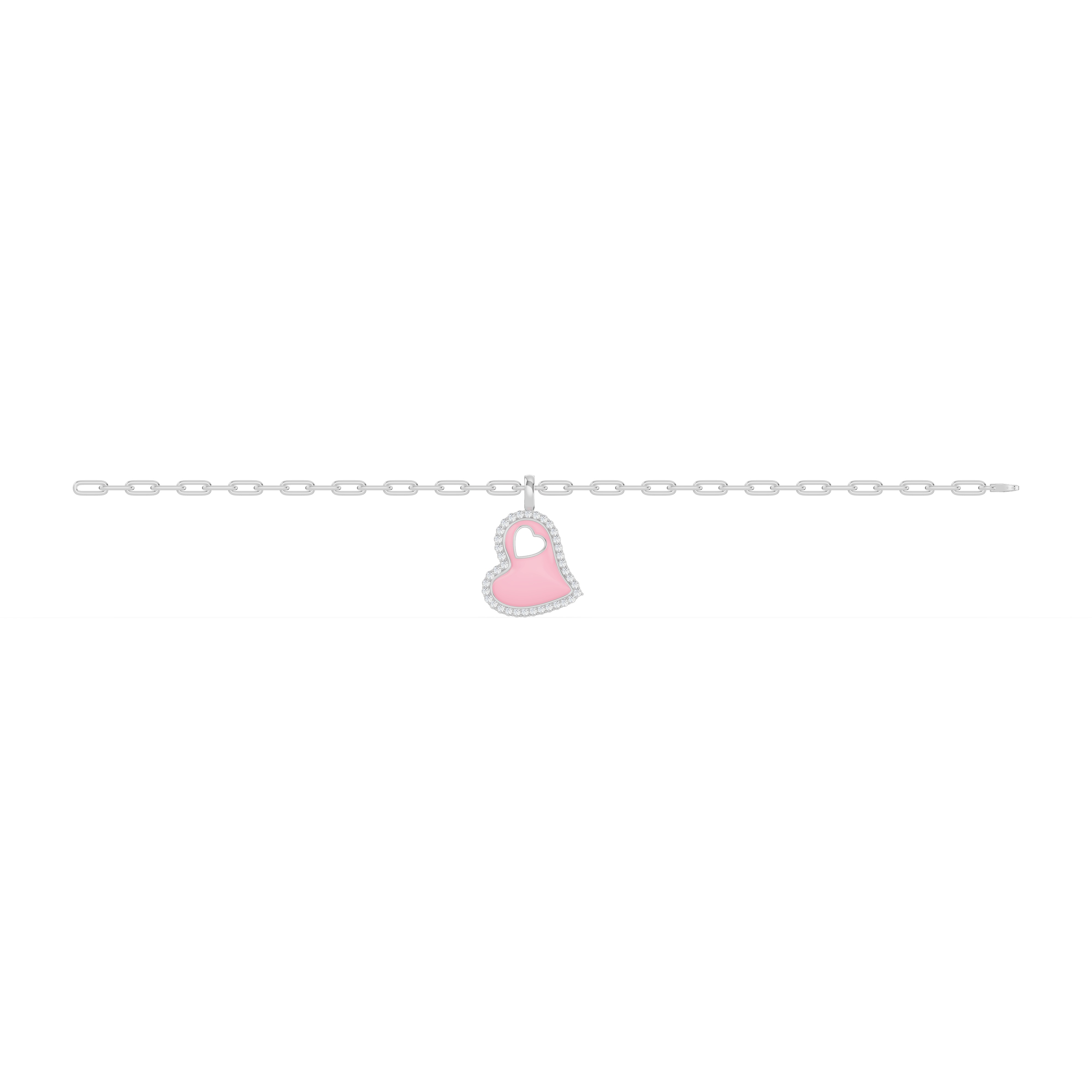 Cherish Pavé Heart Bracelet