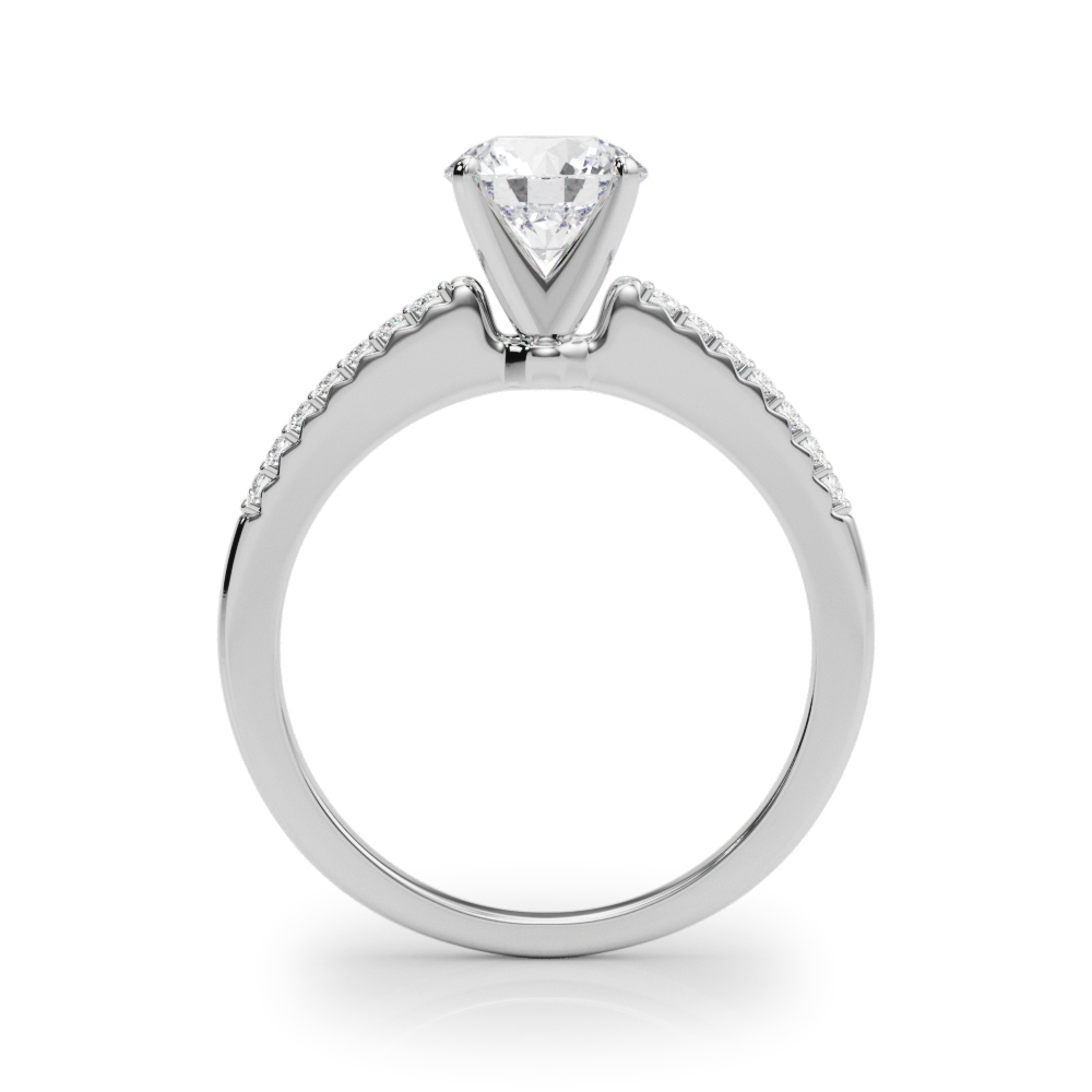 Cali French Pave Diamond Engagement Ring