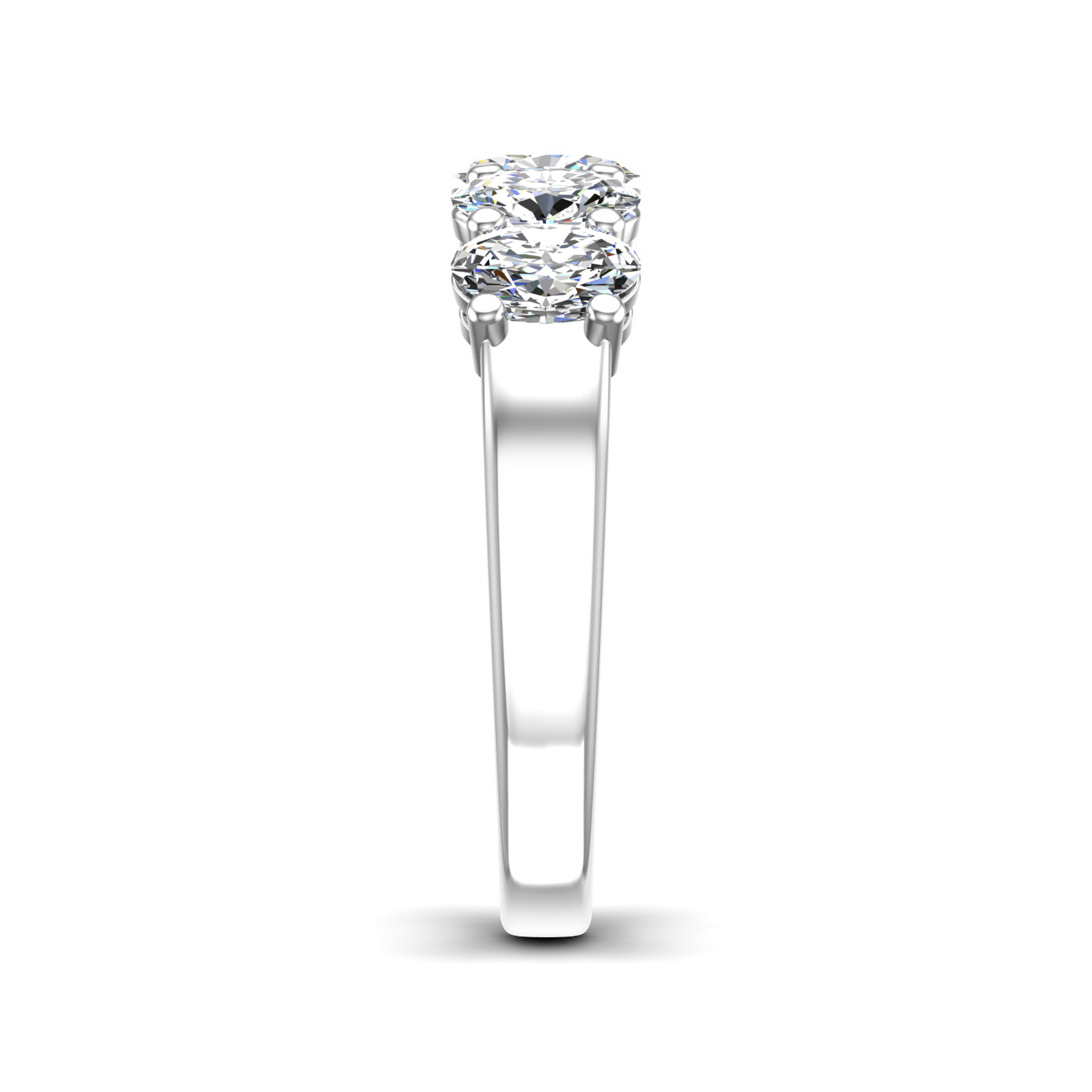 Briar 5 Stone Shared Prong Anniversary Band