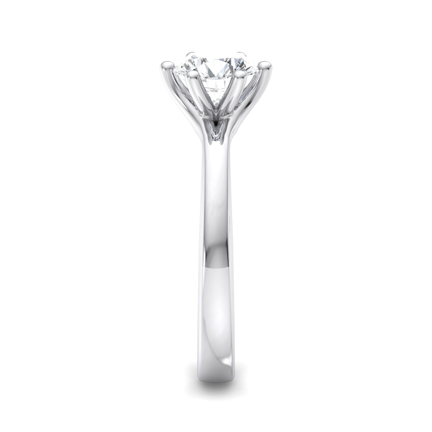 Kaylee 6 Prong Tapered Engagement Ring