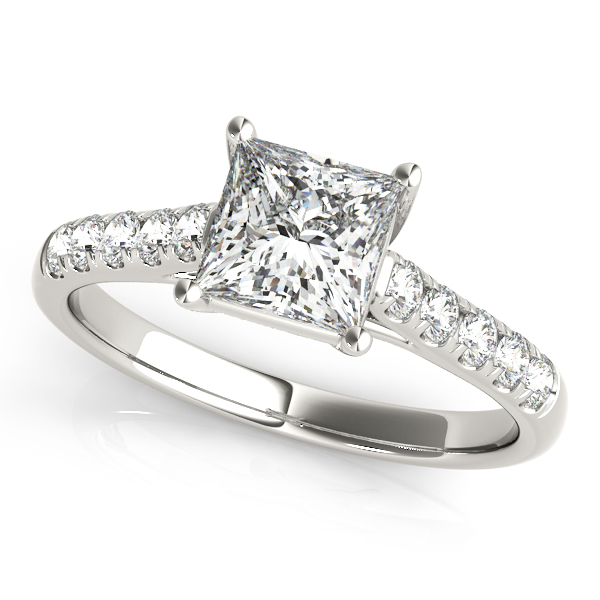 Odette Pave Diamond Engagement Ring