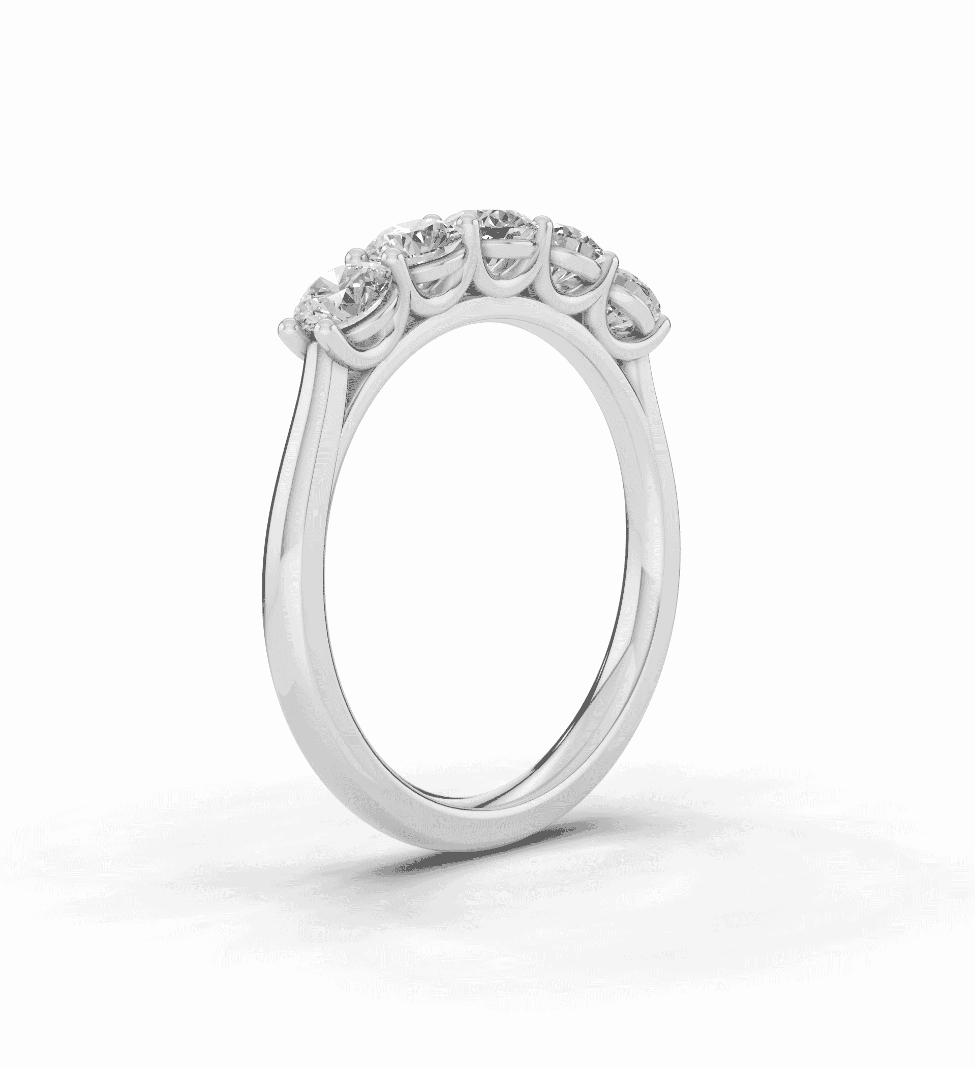 Tradition U-Prong Five-Stone Lab Diamond Band (1.00 ct. tw.)