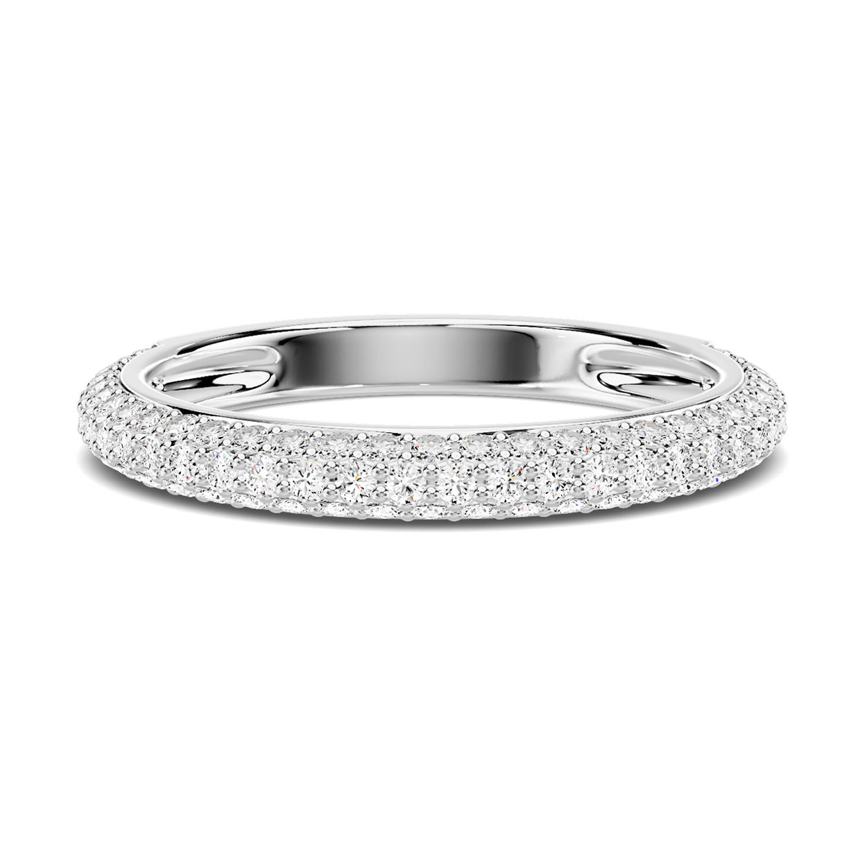 Selora Rolled Pave Band