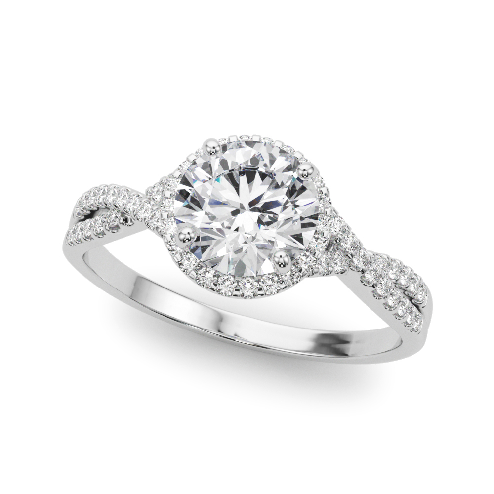 Leanna Halo Engagement Ring